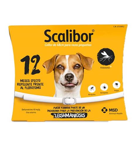 Scalibor Collar Antiparasitario para perros 48 cm razas pequeñas Scalibor Collar Antiparasitario para perros 48 cm razas pequeñas