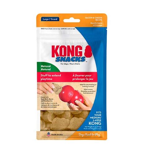Kong Golosinas Grandes Bacon y Queso premio para perros Kong Golosinas Grandes Bacon y Queso premio para perros